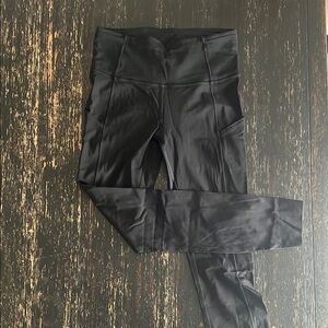 lululemon Fast and Free Tight 25” Black Size 4